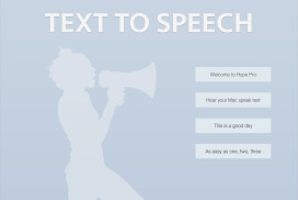 Text to Speech