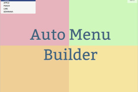 AutoMenu Builder
